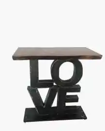 Artikelbild 1 des Artikels “Tisch mit 2 Teilen, der Ständer hat LOVE Design. 120 x 65 x 115cm Höhe “